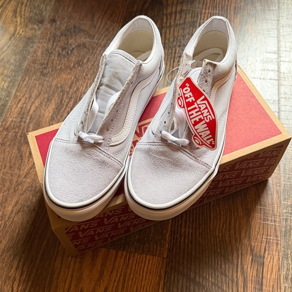 Vans old Skool, Womens size 8, Men’s size 6.5, Suede -Gray Dawn/True White - NWT - Picture 5 of 5